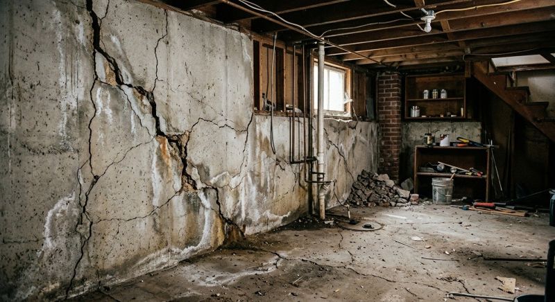 Basement Crack Repair in North Andover, MA