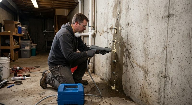 Basement Foundation Repair in Carlisle, MA