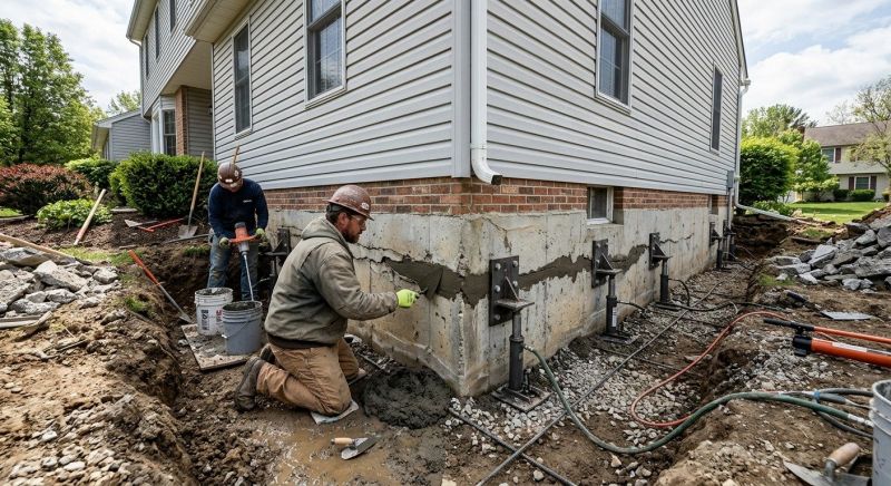Basement Foundation Repair in Chelmsford, MA