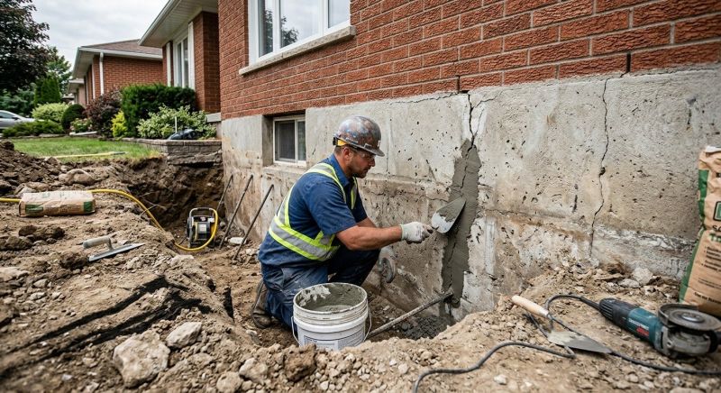 Basement Foundation Repair in Londonderry, NH