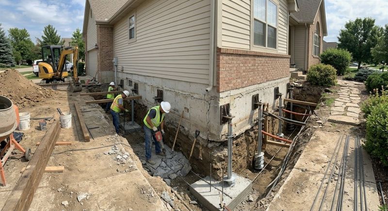 Basement Underpinning in North Andover, MA
