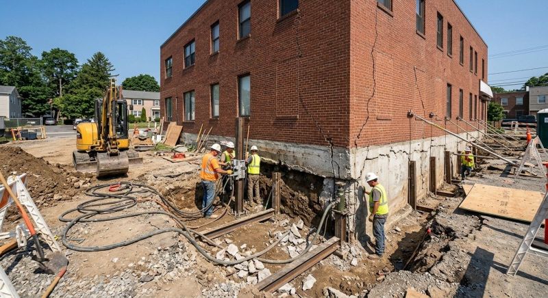 Building Foundation Repair in Danville, NH
