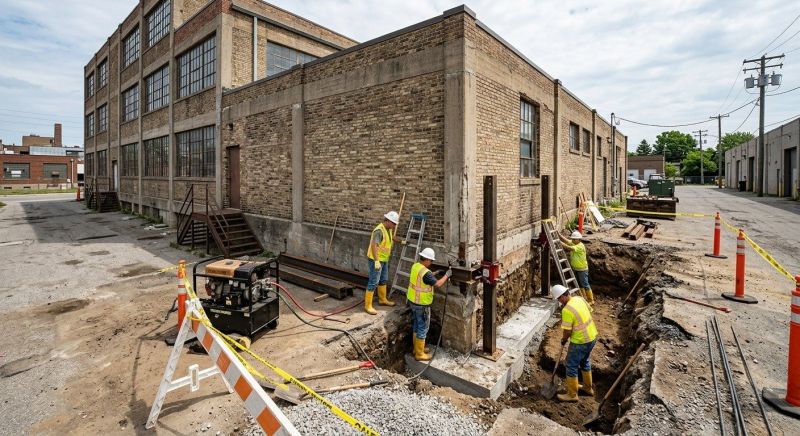 Building Foundation Repair in Lawrence, MA