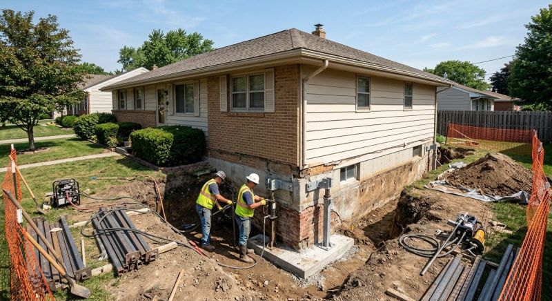 Building Foundation Repair in North Andover, MA