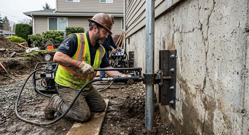 Concrete Foundation Leveling in Charlestown, MA
