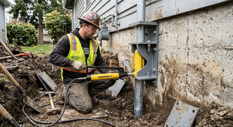 Concrete Foundation Leveling in Woburn, MA