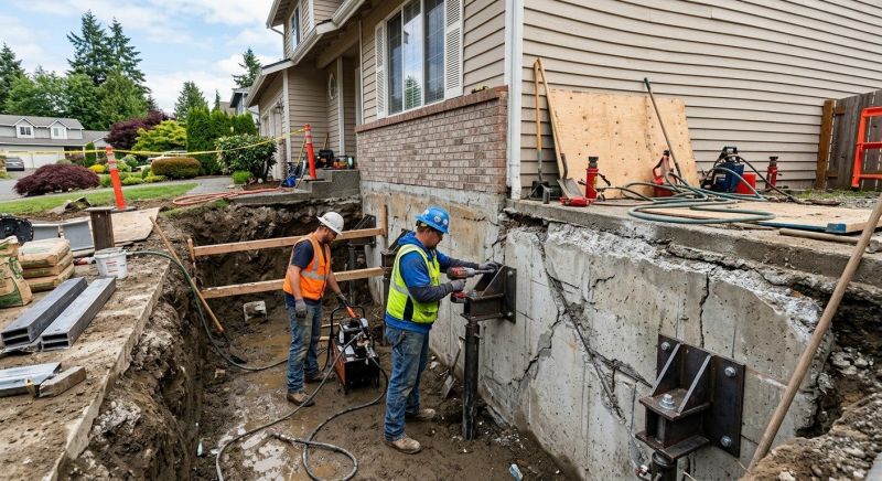 Concrete Foundation Repair in Methuen, MA