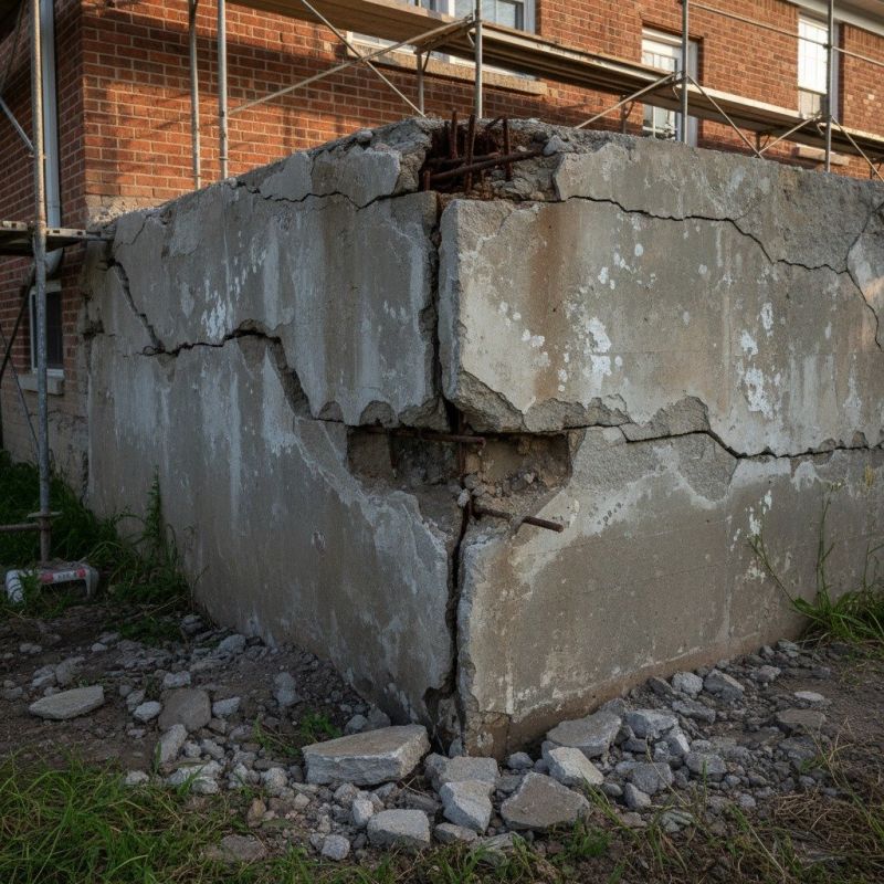 Cracked Foundation Repair in Derry, NH