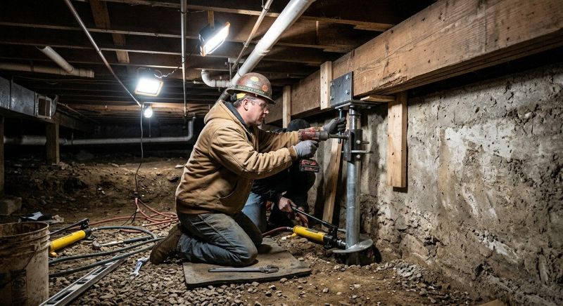 Crawlspace Foundation Repair in Andover, MA