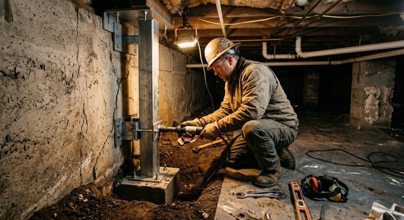 Crawlspace Foundation Repair in Hudson, NH