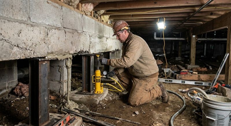 Crawlspace Foundation Repair in Middleton, MA