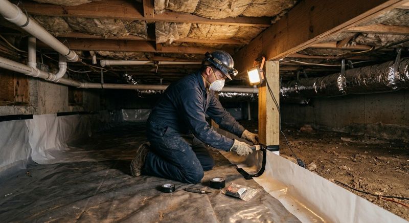 Crawlspace Repair in North Andover, MA