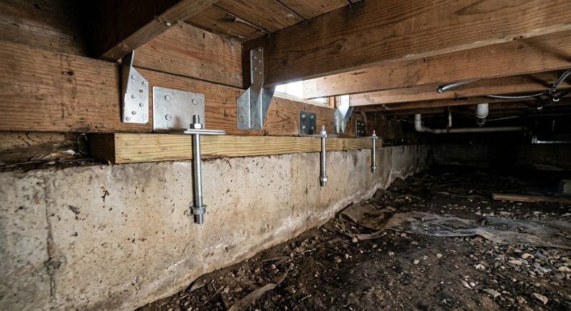 Crawlspace Structural Repair in North Andover, MA