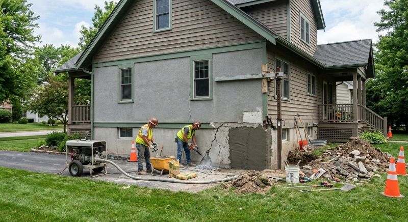 Emergency Foundation Repair in North Andover, MA
