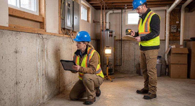 Foundation Inspection in North Andover, MA