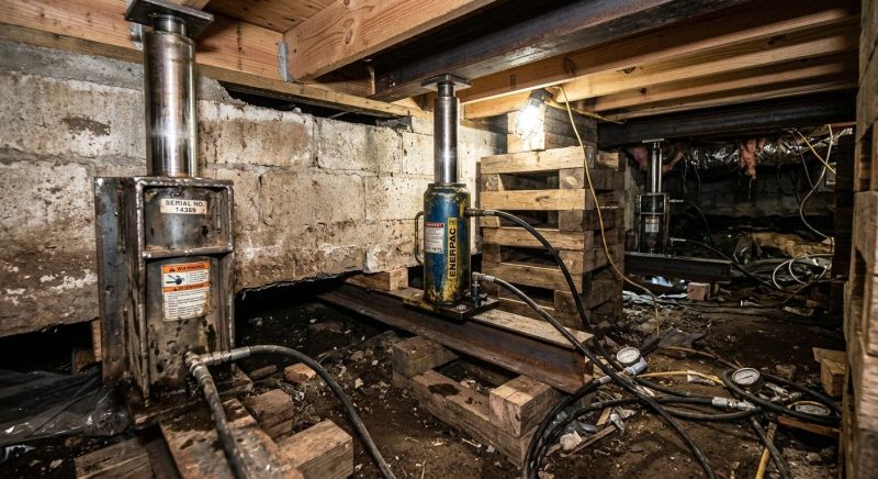 Foundation Jacking in Boxford, MA