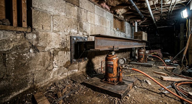 Foundation Jacking in Everett, MA