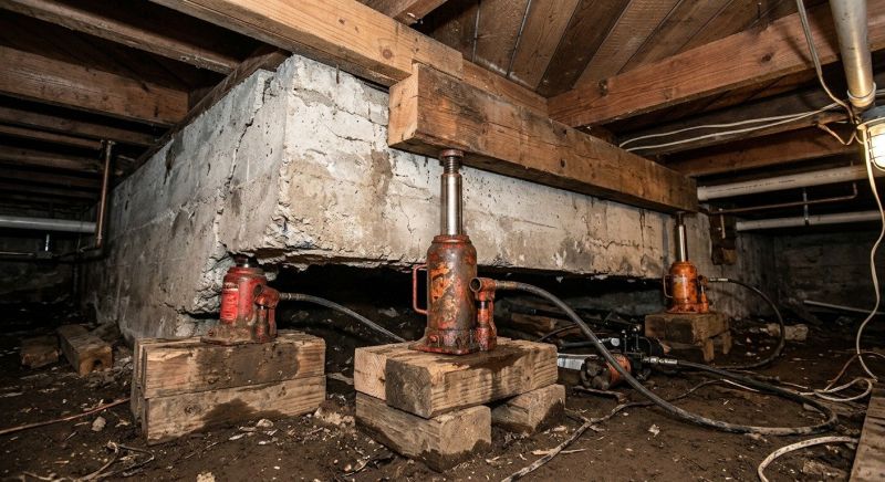 Foundation Jacking in Middlesex County, MA