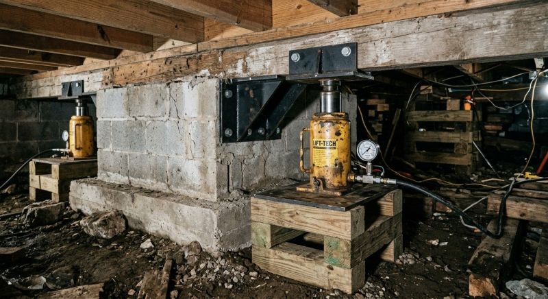 Foundation Jacking in North Billerica, MA