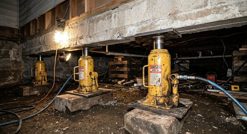 Foundation Jacking in Reading, MA