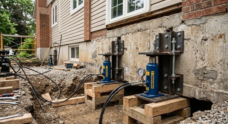 Foundation Jacking in Somerville, MA