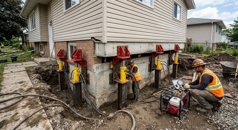 Foundation Lifting in Exeter, NH