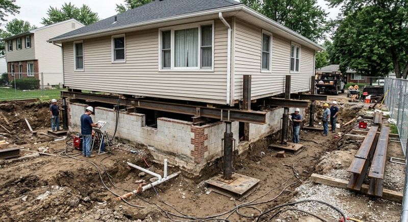 Foundation Lifting in Exeter, NH