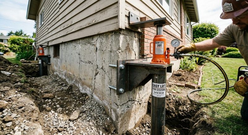 Foundation Lifting in North Billerica, MA