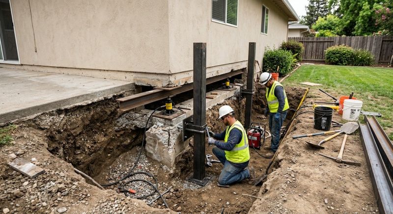 Foundation Pier Repair in North Andover, MA