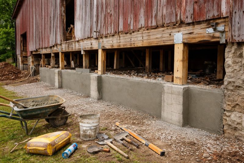 Foundation Renovation in North Andover, MA