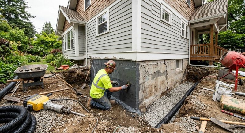 Foundation Restoration in North Andover, MA