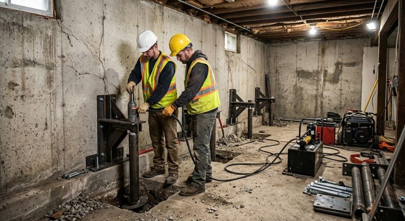 Foundation Stabilizing in Everett, MA