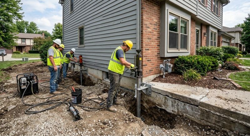 Foundation Stabilizing in Hampstead, NH