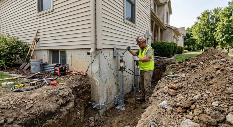Foundation Stabilizing in Lowell, MA