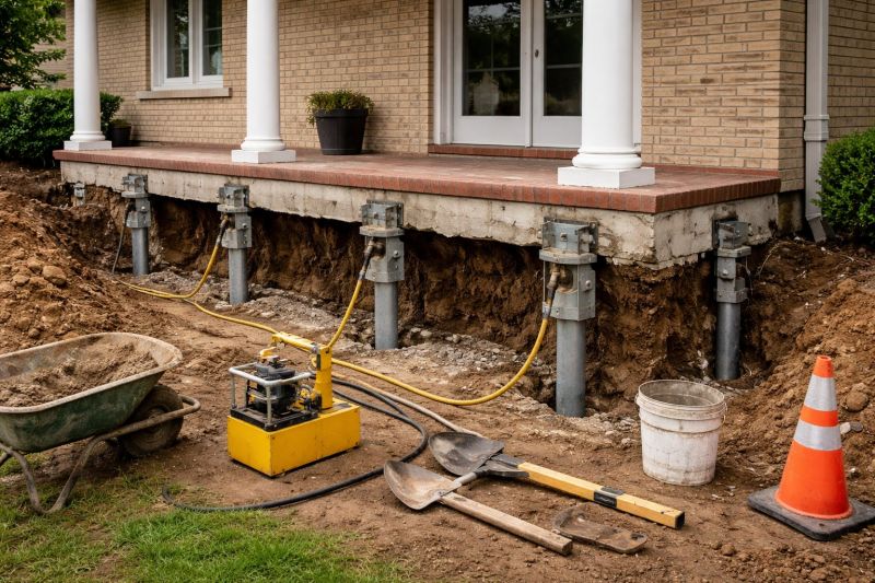 Foundation Stabilizing in Middleton, MA