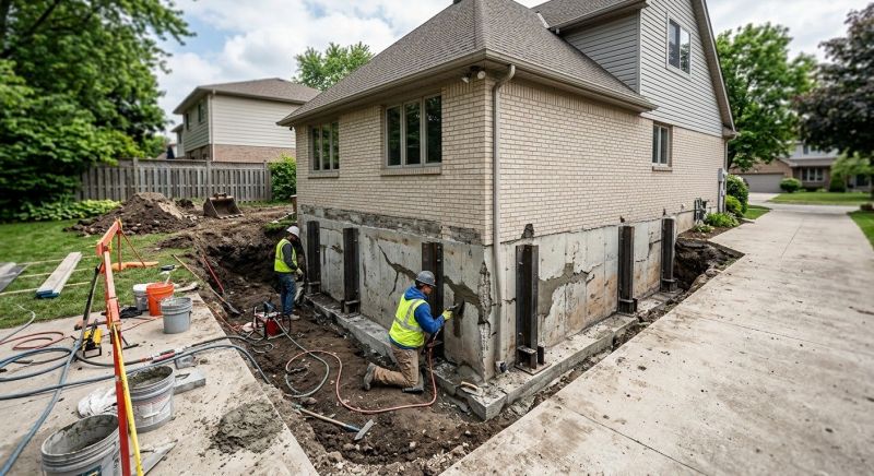 Foundation Structural Repair in Amesbury, MA