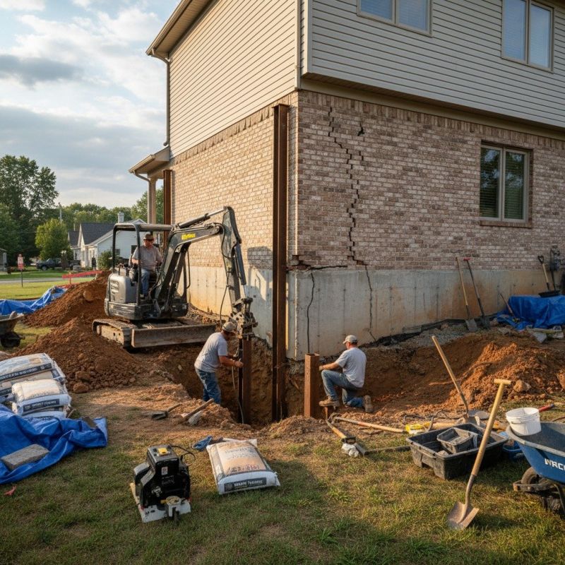 Foundation Structural Repair in Andover, MA