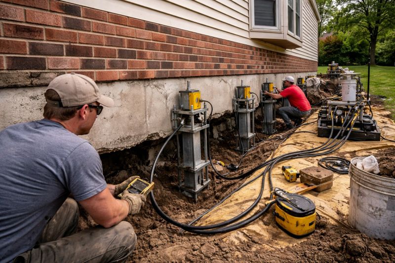 Settling Foundation Service in Boxford, MA