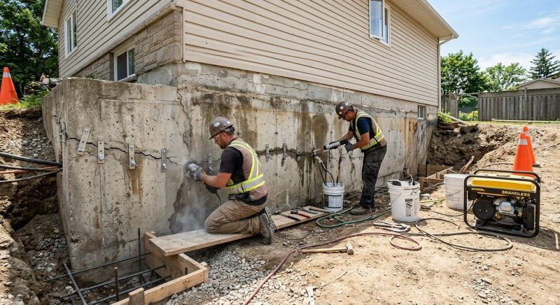 Structural Foundation Repair in Georgetown, MA