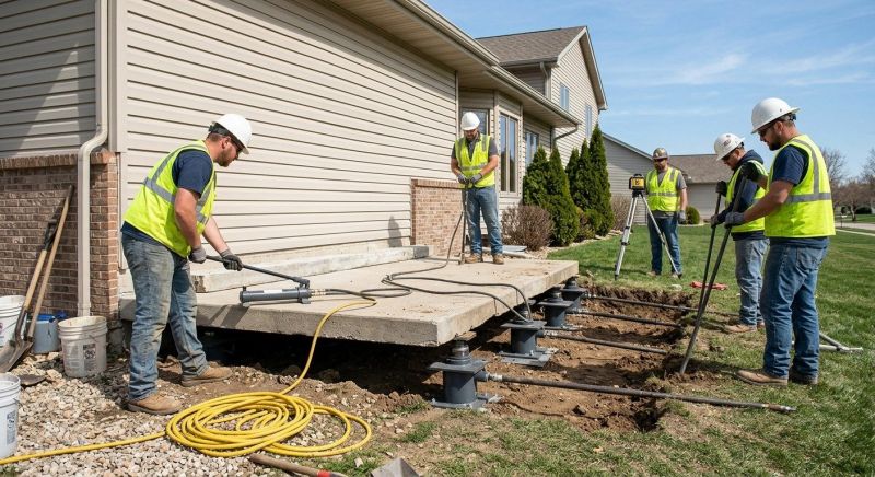 Foundation Lifting in Westford, MA