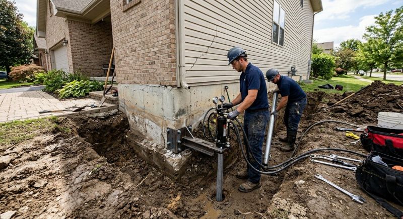 Settling Foundation Service in Westford, MA